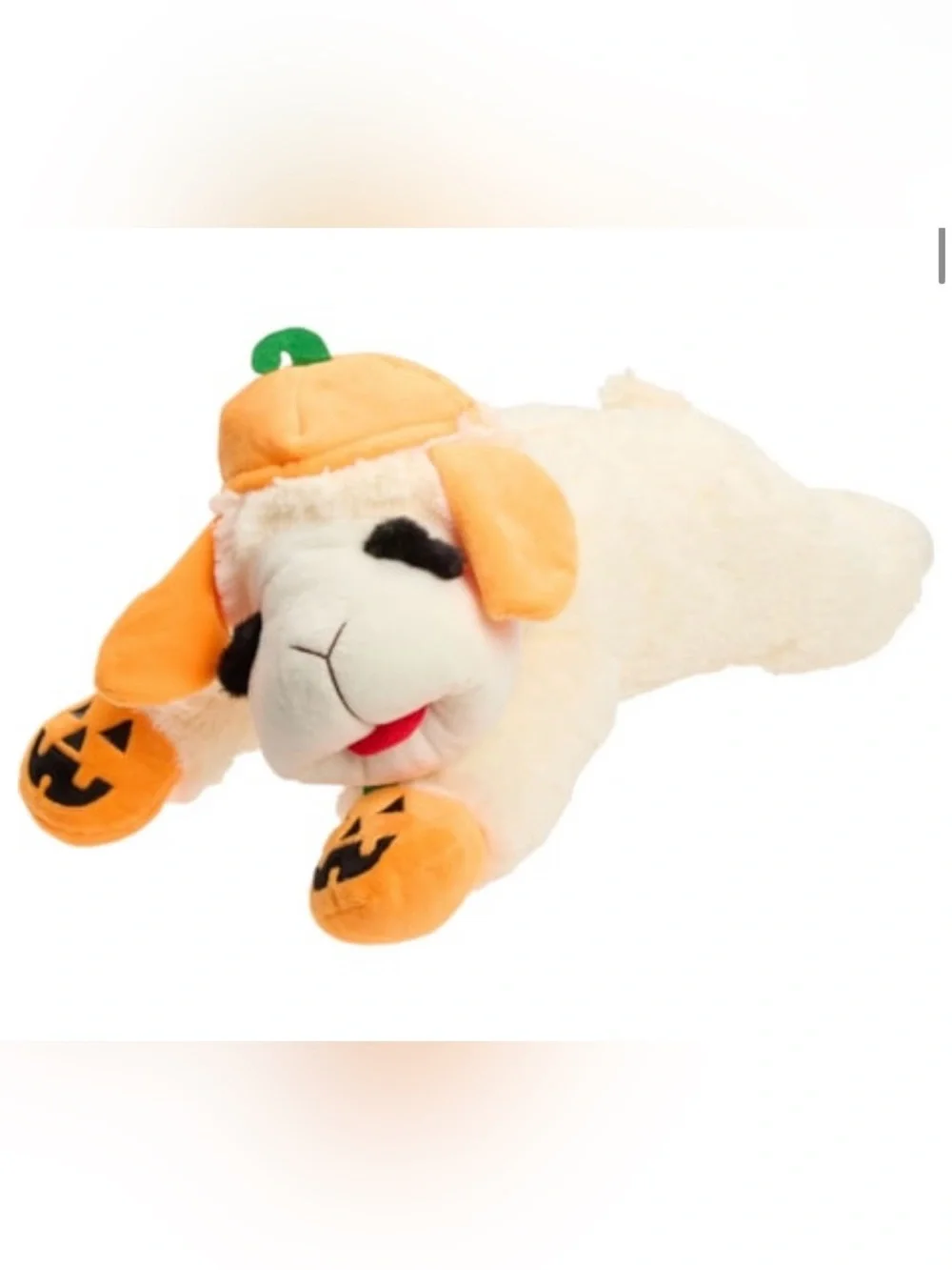 Multipet Lambchop Halloween Dog Toy Cute Pumpkin Costume 18” NWT
